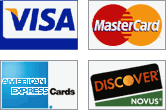 Visa, MC, Amex, Discover Payments